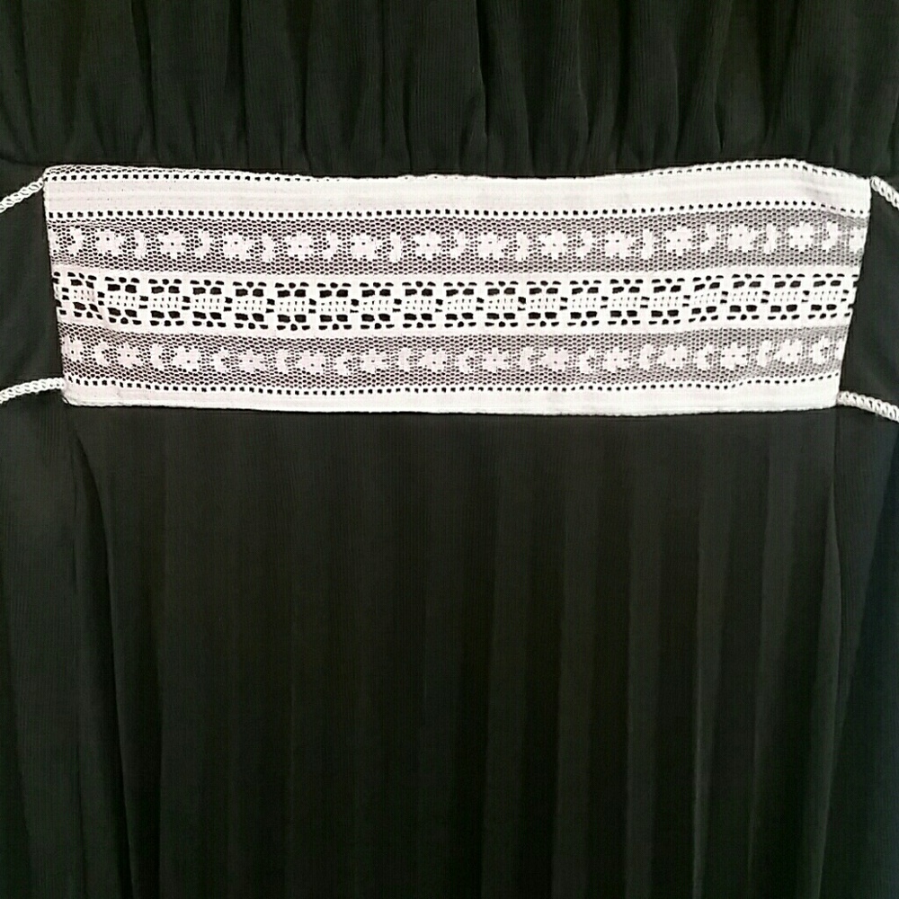 Black shoulder dress